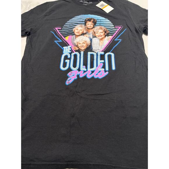 Golden Girls Graphic Tee Black Retro 80s Vintage Style Small NWT - Picture 2 of 6